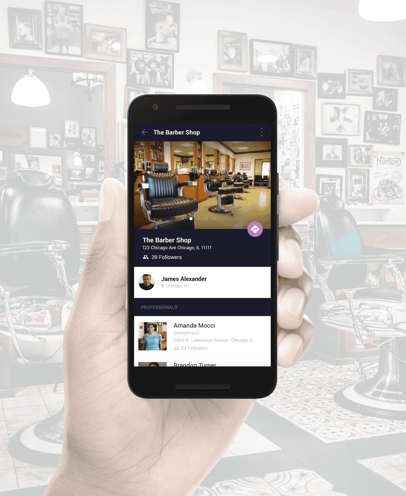 Styleteq Android app mockups